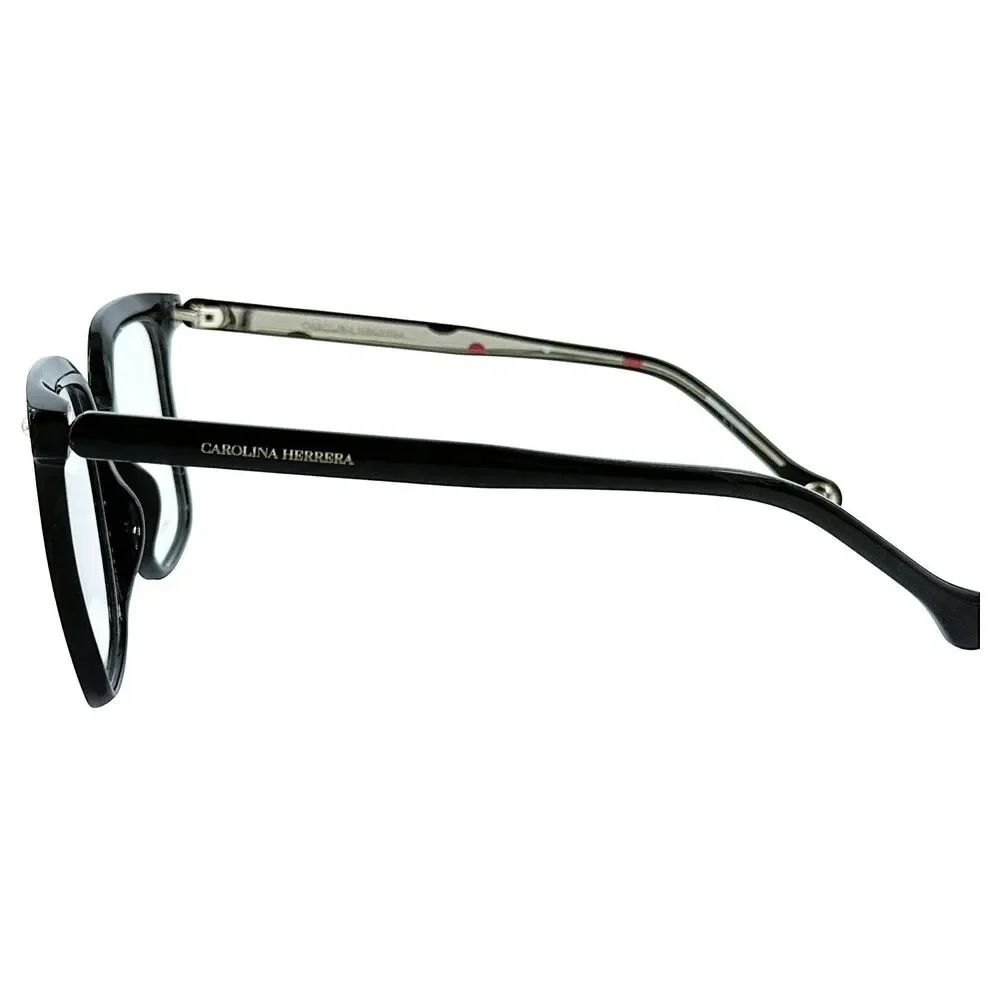 Carolina Herrera CH0011 Womens Plastic Eyeglass Frame 807 Black 54-17 w Case